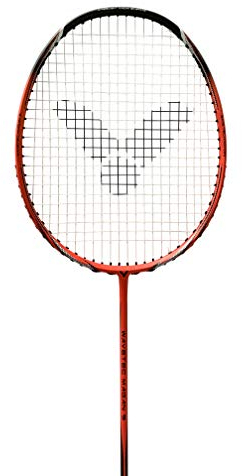 VICTOR Badmintonschläger Wavetech 7 für Anfänger und ambitionierte Spieler in Rot