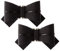 LOVE SHOES clips para zapatos borlas 2 piezas negro I broche desmontable joyas para zapatos elegantes I Charms Smartclip para zapatos