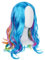 Rainbow High Perücke 45.72cm - Weiches, extra langes Haar für Rollenspiele - Glam Dress-Up Accessoire für Mädchen - Regenbogen