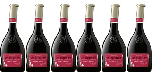 JP Chenet - Delicious Medium Sweet Rotwein aus Pays d'Oc, Frankreich (6 x 0,75 L)