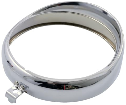 2EXTREME R348 Scheinwerfer Ring Chrom passend kompatibel für Zündapp 76 (517) Moped