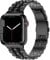 Anlinser Metal Strap Compatible with Apple Watch Straps 46mm 45mm 44mm 42mm 41mm 40mm 38mm, Adjustable Stainless Steel Band for iWatch Ultra 2 Series 10/9/8/7-1,SE (49/46/45/44/42, Black)