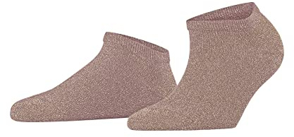 FALKE Damen Shiny Sneakersocken atmungsaktives nachhaltiges Lyocell modisch glänzend verstärkte Damensneakersocken kurz strapazierfähig hautfreundlich 1 Paar