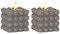 Bubble Kerze | LED Kerzen mit Timerfunktion | LED Kerzen flackernde Flamme | Bubble Kerzen 2er Set| LED Kerze mit Timer | Kerzen Deko | Kerzen LED | elektrische Kerzen mit Batterie und Timerfunktion
