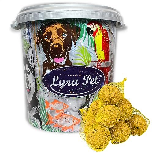 Lyra Pet® | 100 STK. Basic Meisenknödel mit Netz à 90 g = 9 kg in 30 L Tonne | Mineralstoffreiches Wildvogelfutter | Klassisches Vogelfutter Sommer & Winter | Energiespender für Wildvögel
