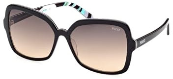 Emilio Pucci EP0192 01B Sunglasses Unisex Plastic, Standard, 60