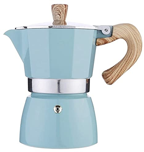 REJOON Perkolator Kaffeekanne Kaffeekanne Achteckige Mokkakanne aus Aluminium Espressokanne Kaffeekanne aus Aluminium