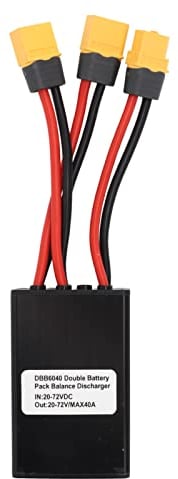 Focket Doppelter Batterieentladekonverter für 20V-72V Dual Battery Pack Switch Balancer Zur Erhöhung der Kapazität durch Anschluss von Zwei Batterien Im Parallelen