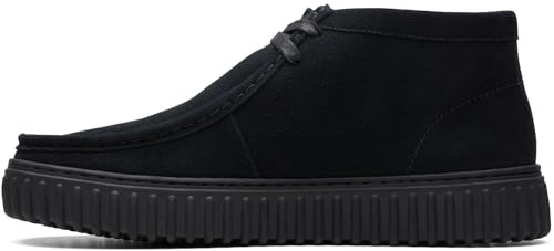 Clarks Torhill Hi Chukka - Stivale da uomo, misura M, colore: Nero, Nero, 9