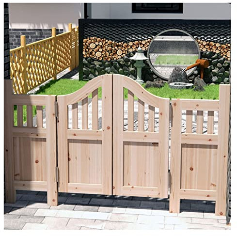 Saloon Porte Battante, Non Fini Bois Massif Porte De Séparation avec Métal Charnières en Métal, Fait À La Main Porte Western Saloon pour Décoration De Cloison, Personnalisable Personnalisable (Color