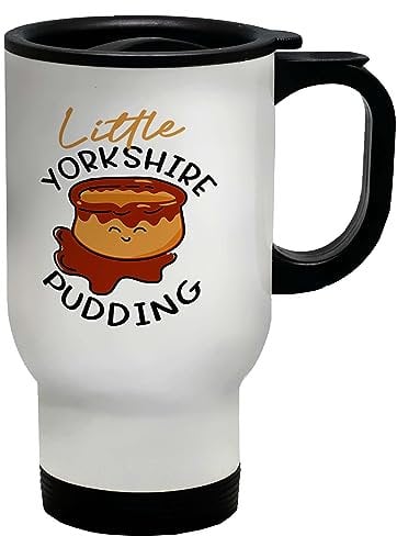 Shopagift Yorkshire Day Travel Mug Little Yorkshire Pudding Gift Stainless Steel 14oz Cup