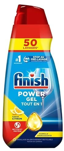 Finish Power Gel Tout en 1 Citron - 1L