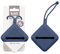 BIBS Schnulleretui mit Schlaufe, zum Aufbewahren und Transportieren von Nuckeln, bietet Platz für drei Beruhigungssauger, 100% BPA-freies Material. Hergestellt in Dänemark. Steel Blue