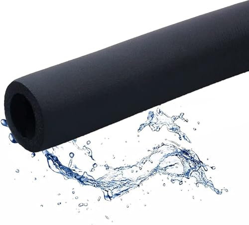 Rohrisolierung Schaumstoff rohr,Isolierschlauch 6mm/20mm/25mm/32mm/50mm/90mm/110mm ID Rohr Dämmung Schlauch,isolierung Heizungsrohre,Wasserleitung,für Verschiedene Rohrisolierungen,1 Stück ( Size : 6m