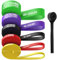 POWER GUIDANCE Pull up Bands Resistance Bands Set Workout Exercise Loop Bands 5 Levels for Powerlifting, Muscle Strength, Pilates Resistance Training (Yellow+Red+Black+Purple+Green, 10-150lbs)