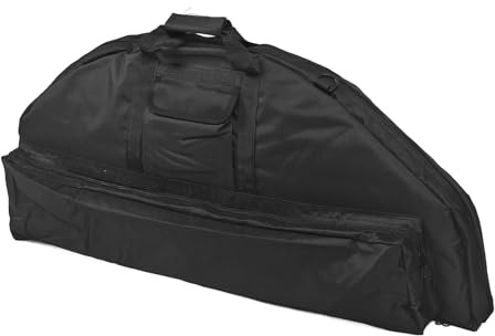 gernie Compoundbogen-Koffer, Große Kapazität, Leichte Bogen-Tragetasche mit Pfeiltasche, Weiche Gepolsterte Tasche aus Segeltuch mit Verstellbaren Schultergurten, Schutz für