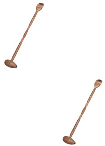 Beavorty 2 Stücke 2 1 Zurück Scatcher Hammer 2-in-1 Holz Massage Werkzeug Für Ganzkörper Relief Natürliche