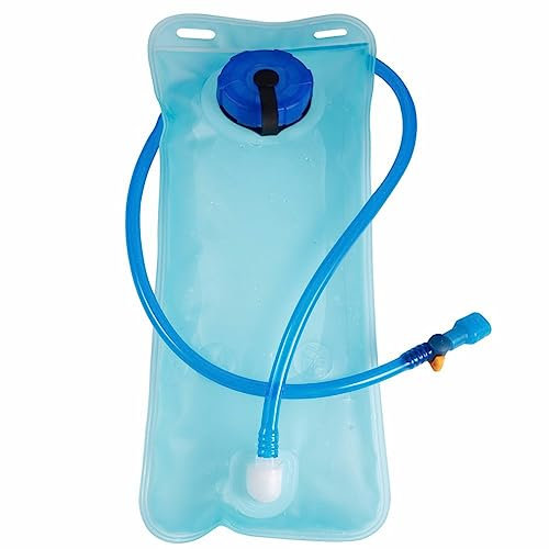 TUKNN Poche Hydratation, 2L Sac de Réservoir d'eau, Water Bladder Sport Sac D'hydratation, Vessie D'hydratation avec Valve de Morsure, Poche D'hydratation Sac à Eau PEVA Poche D'hydratation
