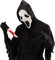 Hatstar Blutiges Messer | gefüllt mit Kunstblut | Dolch blutig | Accessoire für Halloween Zombie Kostüm | Scream Prank Horror | Grusel zu Karneval & Fasching | für Damen, Herren und Kinder