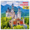 NOTIQUE Wandkalender 2025 Deutsche Burgen Kalender, Broschürenkalender mit Monatskalendarium, Broschurkalender Naturkalender Kalender 30 x 30 cm (30x60 Geöffnet)