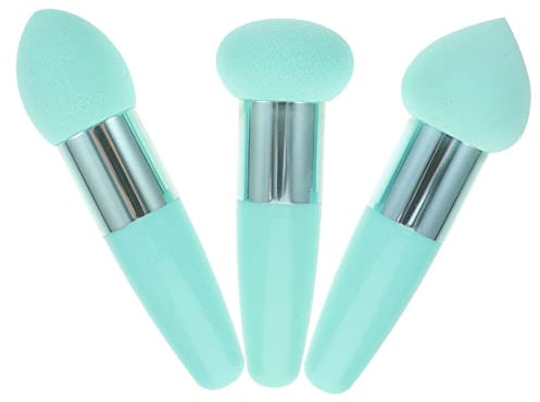 Make Up Stift 3 Stück Grün mit Schwammpinsel Make Up
