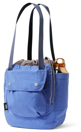 Bellroy Cinch Tote (16 Liter leichte Tragetasche mit externer Organisation, Pop-Taschen, einer Gepäckdurchreiche und einem praktischen Kordelzugverschluss) - DenimBlue