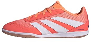 Adidas Unisex Predator Club Indoor Sneaker, Signal Coral/White/Beam Orange, 9.5 UK