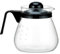 Space Home - Pichet pour Micro-ondes - Carafe à Café - Verseuse en Verre avec Couvercle - Théière en Verre Thermique - Carafe en Verre - Verseuse à Café - Carafe Melita - Pichet pour Café, Lait et Thé