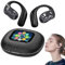 Ai Translating Ear Buds,AI übersetzer Kopfhörer,Echtzeit Übersetzer Bluetooth-Ohrhörer,Sprachübersetzer ohrhörer Kabellos Übersetzungsgerät,144 Sprachen Hängendes Ohr Translation Earbuds (Schwarz)