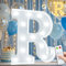 Vimlits Light Up Letters, LED Letter Lights Cool White and Warm White, Alphabet Sign Gifts for Girls Boys Birthday Party Wedding Decorations Remote Bedroom Night Light Christmas Wall Table Decor - R