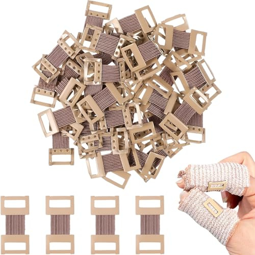 Verbandklammern,50 Stück Verbandsklammern Elastische | Verbandschnalle Elastische,Elastic Bandage Clips,Mullbinden Klammern Clips,Ür Verschiedene Bandagen Verbandsmaterial