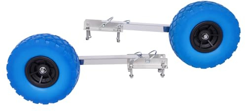 Czyurachel Slipreder gummibåt 150 kg 15 x 8,5 cm | rostfritt stål transporthjul | bakhjul | transporthjul avtagbara båthjul | gummibåtar för alla typer av gummibåtar och släpvagnar