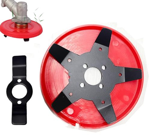 GoldOars Disco Desbrozadora Cepillos para Desbrozadora 25.4 mm Universal Malezas Cepillo Discos Desbrozadora con Cuchillas Cabezal Desbrozadora para Campos de Arroz y Tierras de Secano (1 Pieza)