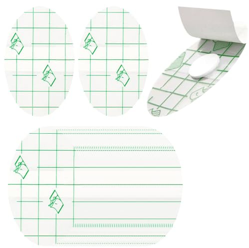 BORISCA 80 Pcs Ohrpflaster Wasserdicht Kinder, Einweg Ohr Wasserdichte Aufkleber Ultradünne Wasserdicht Ohr Patches Transparent Ohrabdeckungen Patch Ohrenschützer zum Duschen, Schwimmen, Surfen