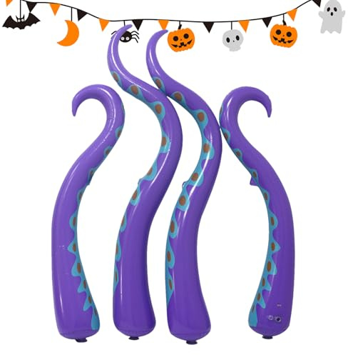 Halloween Tentáculos Pulpo Accesorio Hinchable De Halloween Aterrador