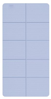 Faltbar Yogamatte,WiederstandsfäHige Gymnastik Matte,Workoutmatte Premium,Umweltfreundliche Rutschfest Fitnessmatte,FüR Meditation,Reisen,Fitnessstudio,Mit Aufbewahrungstasche(Blue)