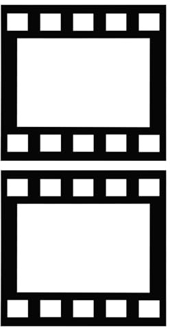 Wandtattoo Fotorahmen 2stücke für Bilder und Karten Geschenkideen | Tapetenmaterial, Exquisite Muster und Klare Farben, für Büro und Fotowand, Schnelle Dekoration