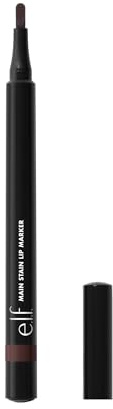 e.l.f. Main Stain Lip Marker, Lip Stain zum Nachzeichnen, Definieren, Konturieren und Ausfüllen für langanhaltende, wischfeste Farbe, vegan und tierversuchsfrei, Molten Chocolate