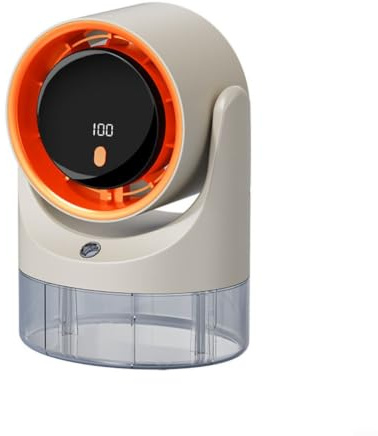 Gettimore Aire acondicionado portátil compacto de 100 velocidades, capacidad de 450 ml, USB de bajo consumo, para mini unidad de CA, uso en la oficina del coche (blanco)