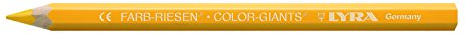 Lyra FARB-RIESEN – 12 Buntstifte mit Etui aus Pappe Limone