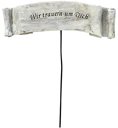 DARO DEKO Trauer-Deko Schriftzug-Stecker - Wir trauern Um Dich
