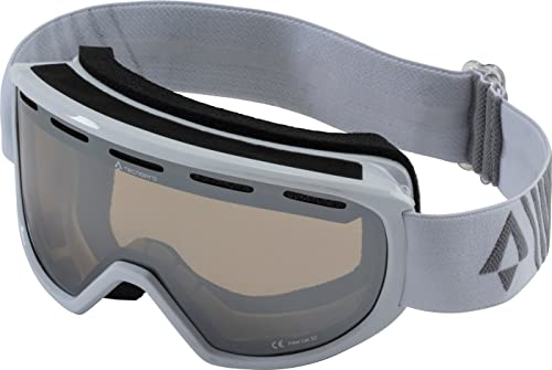 Tecnopro Herren Skibrille Pulse 2.0 Plus, White/Grey Dark, 1size