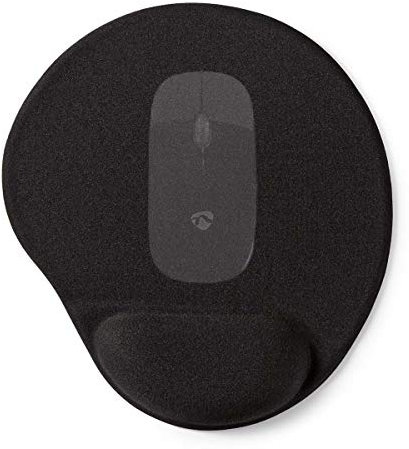 NEDIS Mouse Pad | 215 mm | Schwarz Schwarz