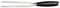 Equilibrium by Rockingham Forge 16 cm Carving Fork with German Stainless Steel Blade and Black Handle