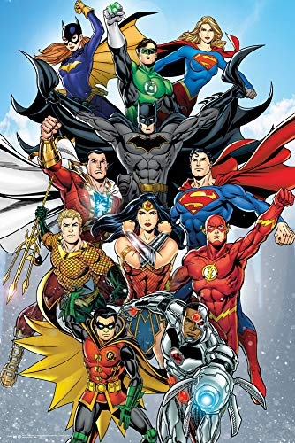1art1 DC Comics Poster Rebirth, DC Universum Plakat | Bild 91x61 cm