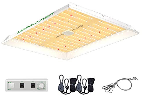 MARS HYDRO TS1000 LED Grow Lampe Vollspektrum Pflanzenlampen LED wachsen Licht Wachstumslampe für Zimmerpflanzen, Gemüse, Blume. Anzüge für 70x70,100x100cm Growzelt