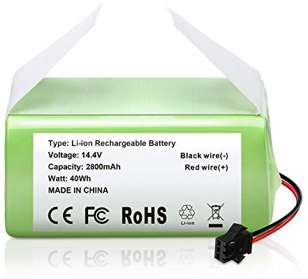 Powerextra Replacement Eufy Battery 14.4V 3200mAh,Compatible with Eufy 30C Battery 11,11C,12,15C,15C MAX,15T,G30,30C,35C,G20,Ecovacs Deebot N79 N79S DN622,Eufy RoboVac 11C11S