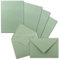 75x Briefpapier-Sets DIN A5 mit C6 Briefumschlägen - Eukalyptus -Nassklebung (Grün) - mattes Schreibpapier mit Kuverts - FarbenFroh by GUSTAV NEUSER