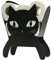 QSCTYG Toilet Roll Holder Black Cat Toilet Paper Roll Holder Bathroom Kitchen Accessories Tissue Storage Stand Rack Cast Iron Roll Storage Decora 26 (Color : Black Cat)