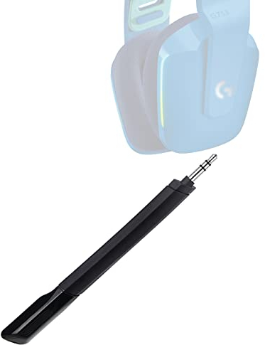 G733 Mic Replacement for Logitech G733 Lightspeed Wireless Gaming Headset, 3.5mm Detachable Noise Cancelling Microphone for PC, Xbox One, PS4, PS5